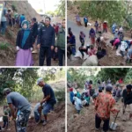 Warga RW 02 Desa Sukamulya Kompak Gotong Royong Bersihkan Bahu Jalan