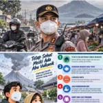 Partikel Halus Mengintai! Polres Garut Ajak Warga Antisipasi Dampak Abu Vulkanik