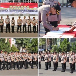Pimpin Sertijab, Kapolres Garut Tekankan Kinerja dan Integritas