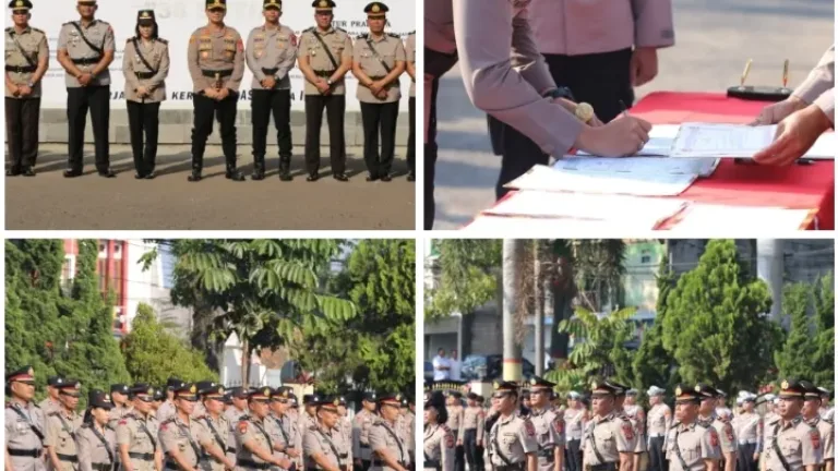 Pimpin Sertijab, Kapolres Garut Tekankan Kinerja dan Integritas