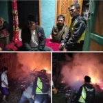 Sijago Merah Lalap Rumah Panggung di Banjarwangi, Polisi dan Warga Sigap Padamkan Api