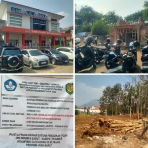 Pembangunan REPIT di SMK 6 Garut Limbangan Berjalan Sesuai Progres