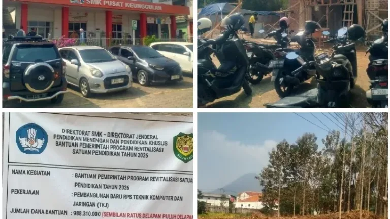 Pembangunan REPIT di SMK 6 Garut Limbangan Berjalan Sesuai Progres