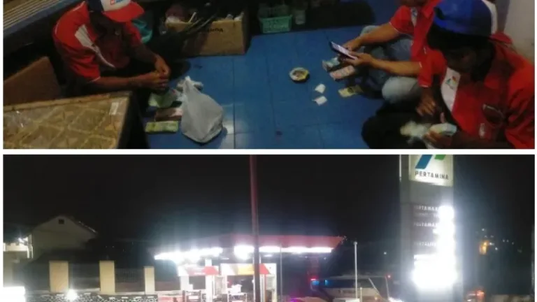 Menjelang Akhir Bulan, Pelayanan SPBU 34.441.01 Malangbong Tetap Kondusif
