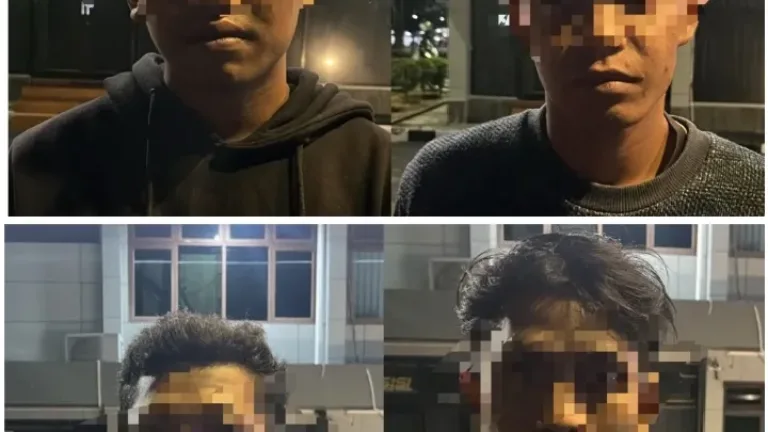 Bikin Resah! Empat Pemuda Mabuk Kena Ciduk Polisi Saat Patroli Malam di Garut