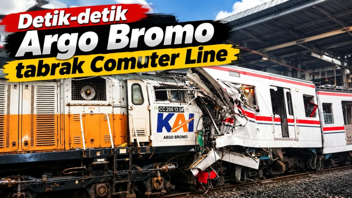 Detik-Detik Argo Bromo Tabrak KRL Bekasi: 3 Menit yang Mencekam