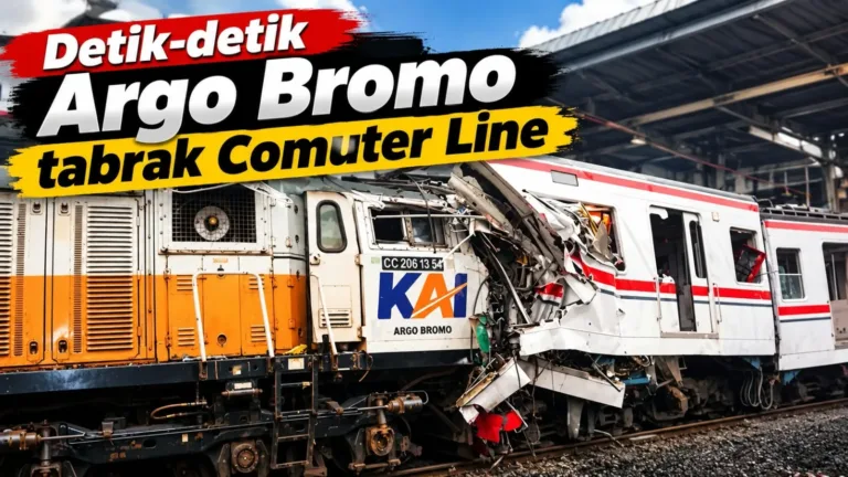 Detik-Detik Argo Bromo Tabrak KRL Bekasi: 3 Menit yang Mencekam