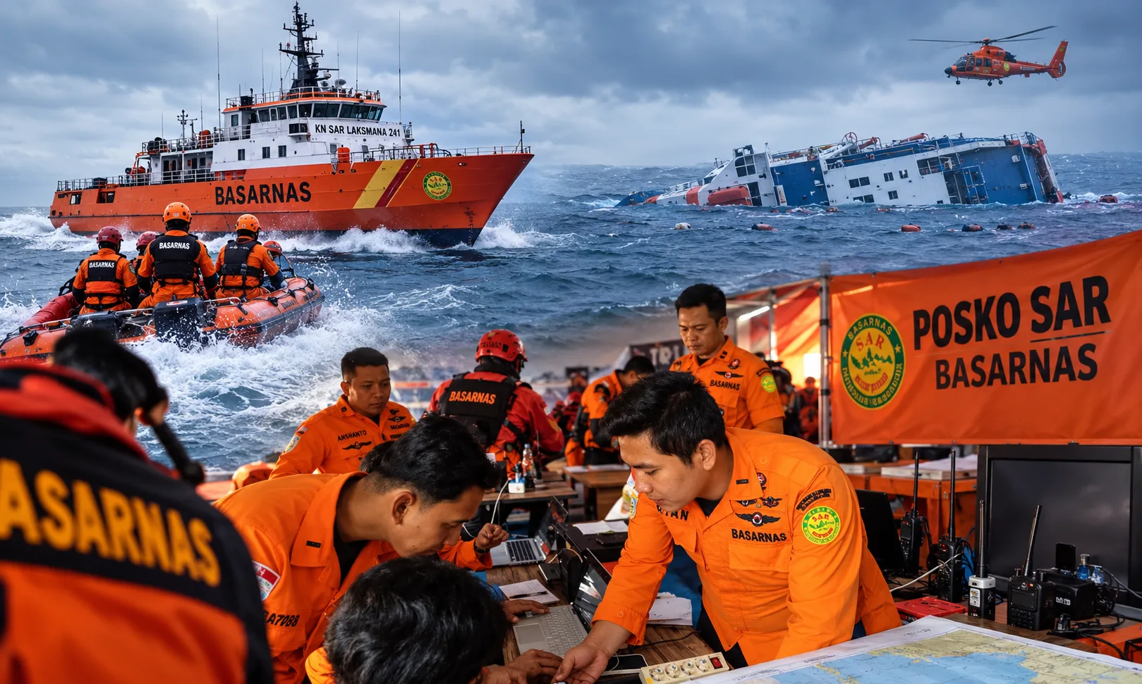 Jumlah Korban Kapal Virgo Transport 8 Surabaya Banjarmasin