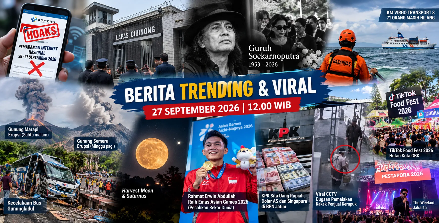Berita Viral dan Trending 27 September 2026