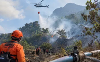 Karhutla Gunung Kawi Capai 385 Hektare, Pipa Air Warga Putus