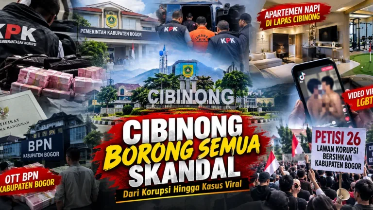 Kalah Saing dengan Jakarta, Cibinong Borong Skandal: Korupsi, OTT BPN hingga Lapas