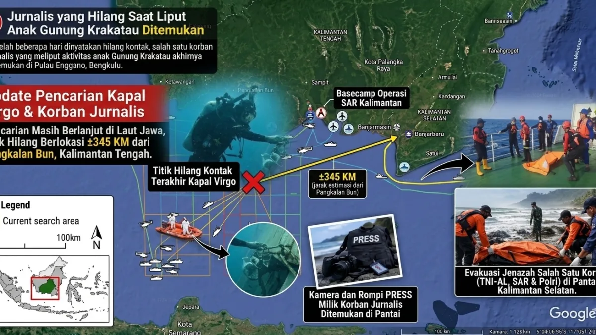 Daftar Korban Kapal Virgo Ditemukan di Kapal dan Pesisir Pantai