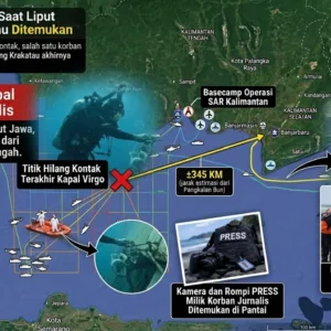 Daftar Korban Kapal Virgo Ditemukan di Kapal dan Pesisir Pantai