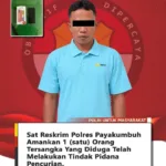 Gerak Cepat URC Polres Payakumbuh, Terduga Pelaku Pencurian Handphone Berhasil Diamankan