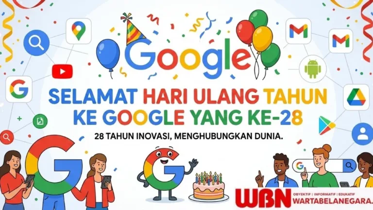 Selamat Ulang Tahun Google ke-28, 28 Tahun Mengubah Dunia Informasi