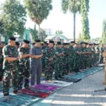 Wujud Ikhtiar dan Taqwa, Kodim 1409/Gowa Gelar Sholat Istisqa dan Do’a Bersama
