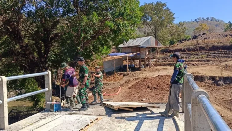 Progres Capai 85%, Jembatan Sungai Badenglolo Segera Terhubung untuk Warga Biringbulu