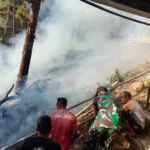 Gerak Cepat Aparat dan Warga Padamkan Kebakaran Lahan di Malino Gowa