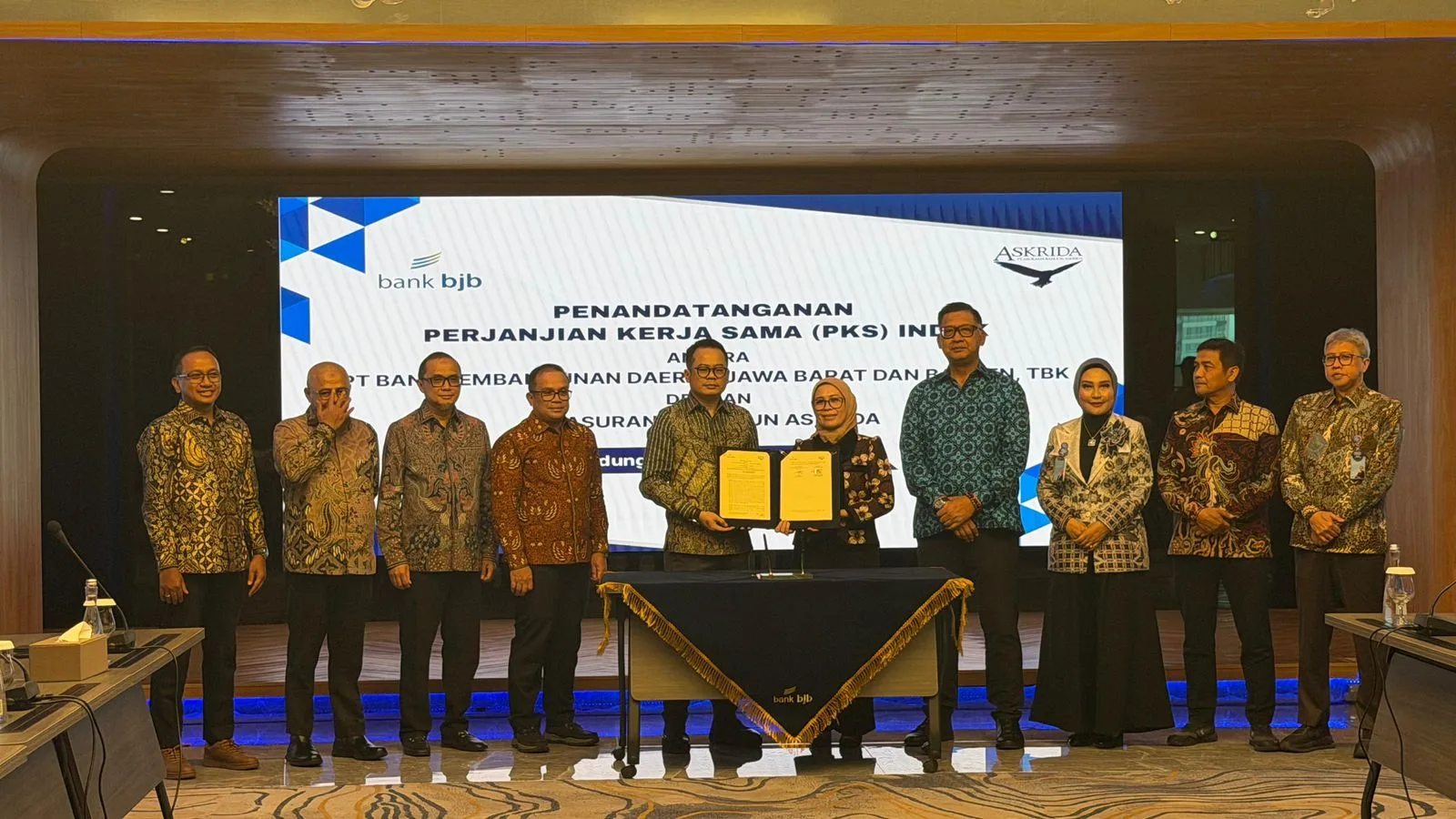 Askrida Kerja Sama Bank BJB Melalui PKS Induk DI Bandung