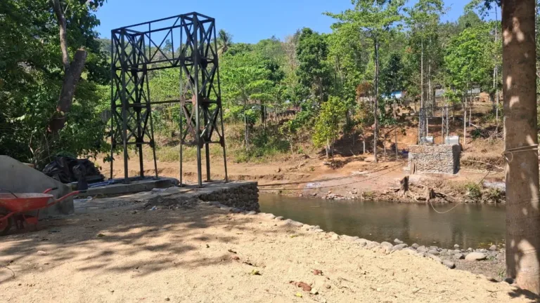 Wujudkan Mimpi Warga Bungaya, Pembangunan Jembatan Gantung Tahap V di Gowa Kian Dikebut