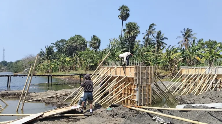 Jembatan Impian Warga Salajangki Gowa Kian Nyata, Progres Pembangunan Capai 34 Persen