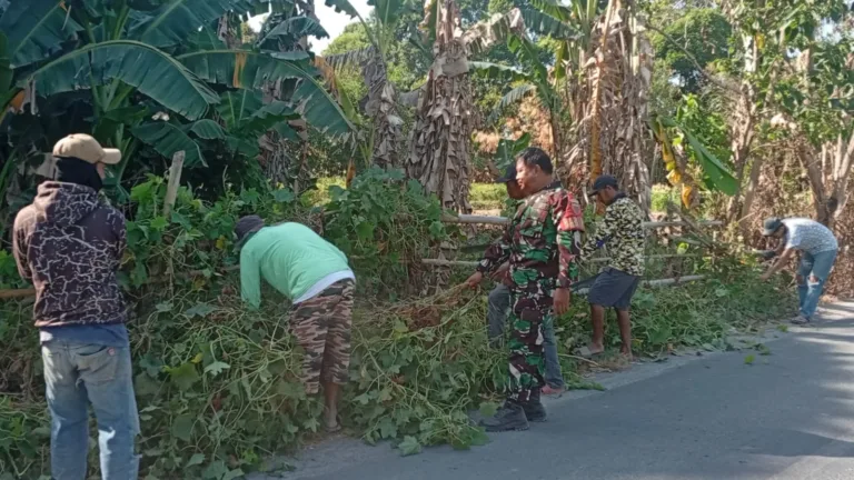 Aksi Nyata Babinsa Manjapai dan Warga Dusun Data Wujudkan Lingkungan Bersih dan Aman