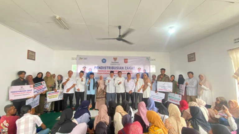 BAZNAS Kabupaten Agam Salurkan Rp 187,2 Juta untuk 91 Mustahik di 10 Kecamatan