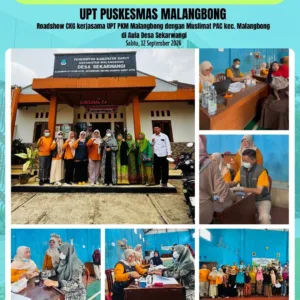 UPT PKM Malangbong Gelar Roadshow CKG Bersama Muslimat PAC di Desa Sekarwangi