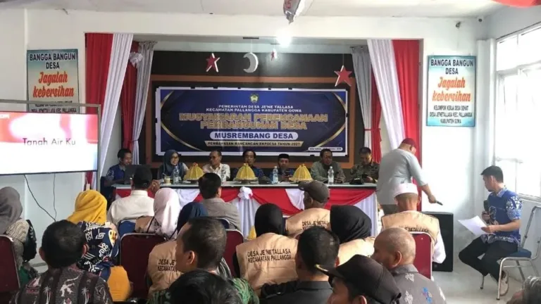 Musrenbang Desa Jenetallasa Bahas Prioritas Pembangunan Tahun 2027