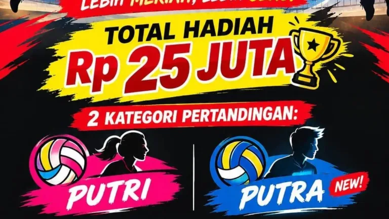 Sahate cup 2027 hadir lebih meriah dibuka untuk katagori putra putri
