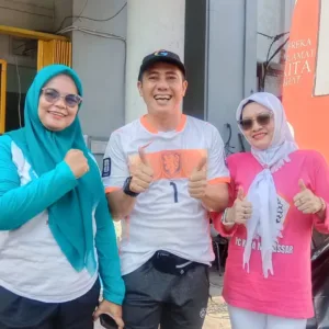 Sekretaris KICI Kota Makassar Ramdiyana Mewakili KICI Kota Makassar Aktif Dukung Penyelenggaraan Donor Darah Car Free Day