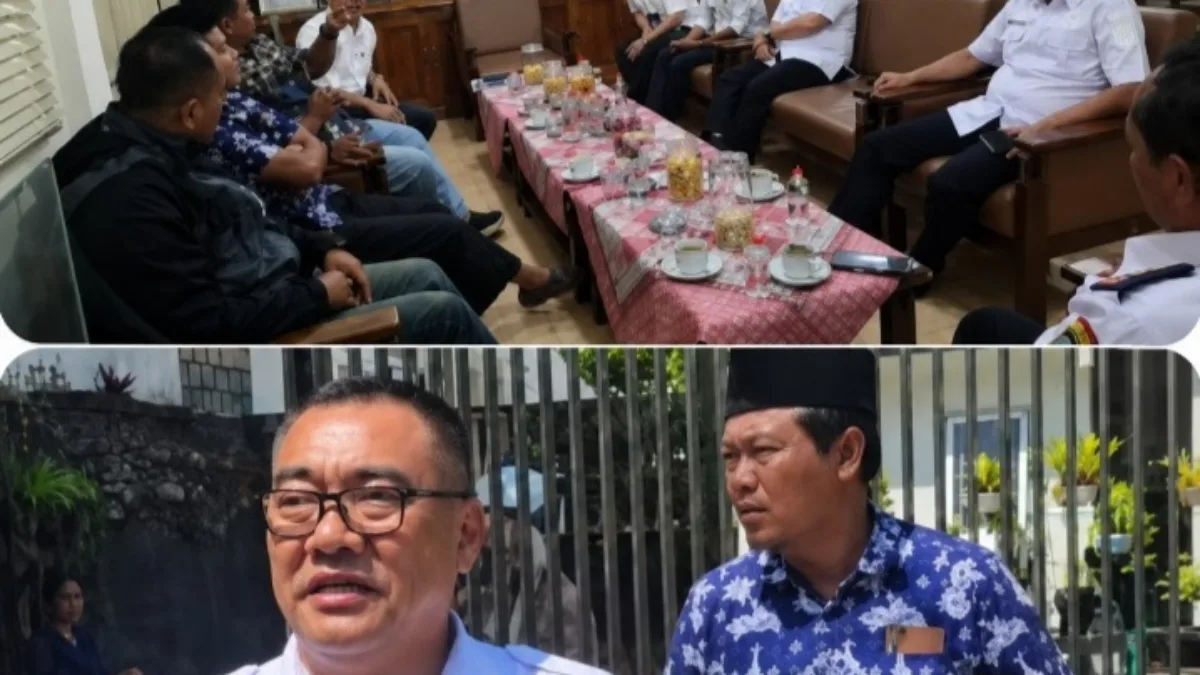 Kadishub Garut H. Satriabudi, Tinjau Lokasi Rencana Pembangunan Halte di Depan SMAN 6 Ciawitali