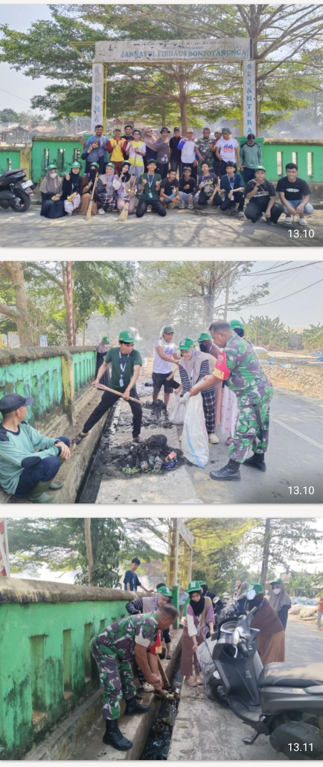 Kerja Bakti Bersama Warga Kelurahan Mawang, Babinsa Hadir Teguh di Tengah Masyarakat