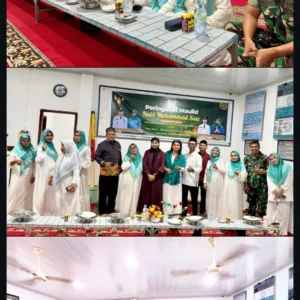 Ketua PMI Kecamatan Makassar Hj. Dwiana Hadiri Peringatan Maulid Nabi Muhammad SAW 1448 H di Bara-Baraya Utara