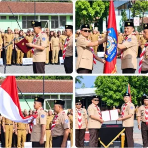 Kadis Damkarmat Basuki Eko Dilantik sebagai Ka Mabisaka Yudha Brama Garut