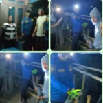 UPT Damkarmat Limbangan Evakuasi Ular Sepanjang 5 Meter di Cihanjuang