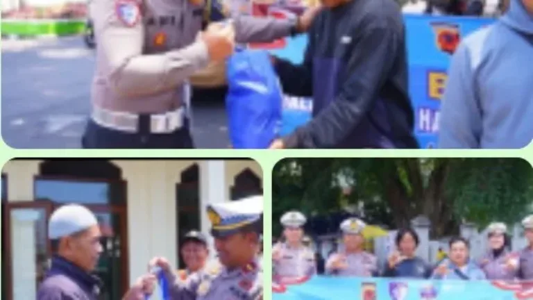 Sambut Hari Lalu Lintas Bhayangkara ke-71, Satlantas Polres Garut Gelar Baksos bagi Pengguna Jalan