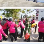 Kodim 1409/Gowa–Polri Bersatu Bersama Masyarakat Gelar Gerakan Peduli Sampah di Gowa