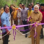 Jalan Garumukti–Panawa Diresmikan Wakil Bupati Garut hj drg L Putri Karlina MBA.