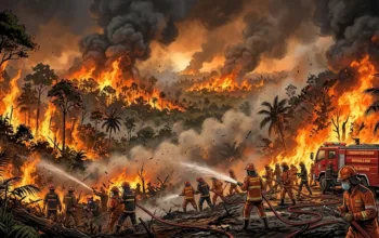 Karhutla Kalbar, Menhut Andalkan Operasi Darat Tangani Gambut