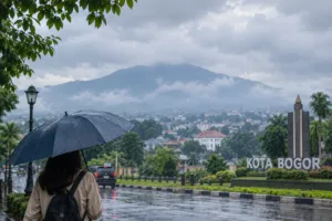 Cuaca Bogor Hari Ini Hujan Ringan, Suhu Capai 31 Derajat