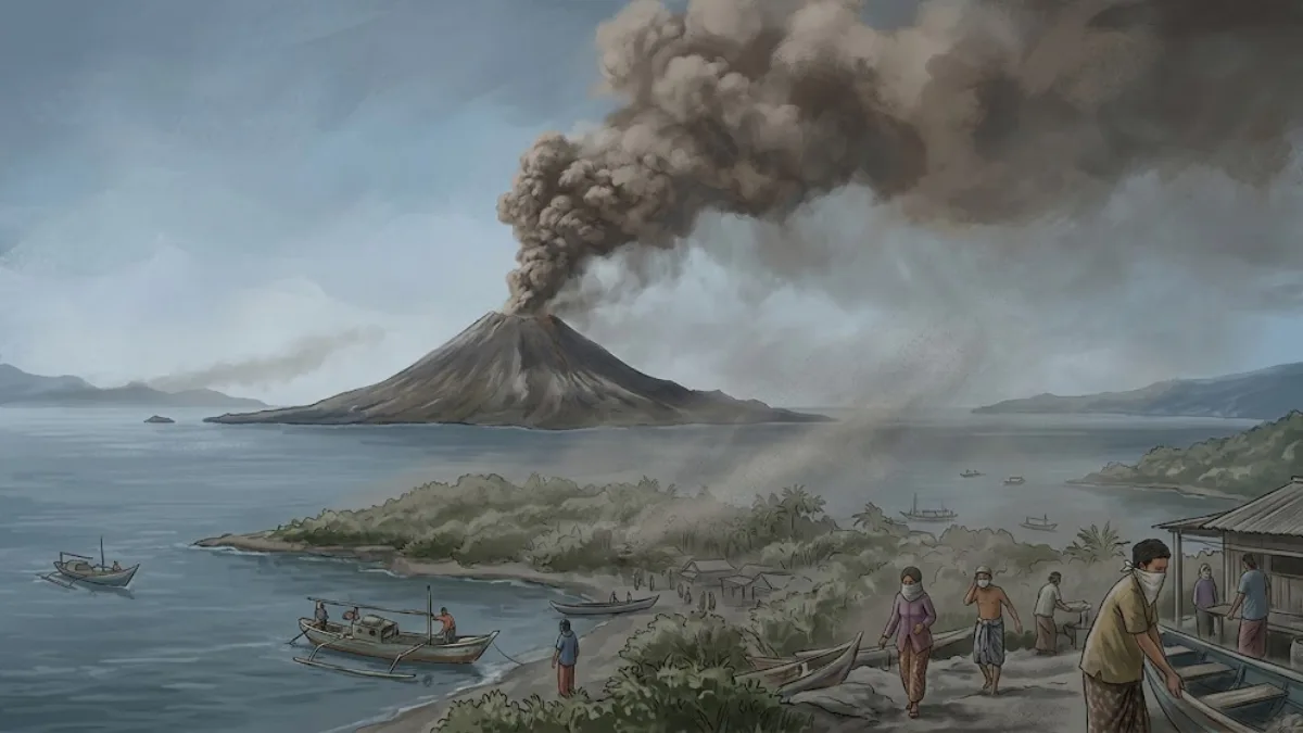 Usai Erupsi Anak Krakatau, Berapa Lama Abu Bertahan?