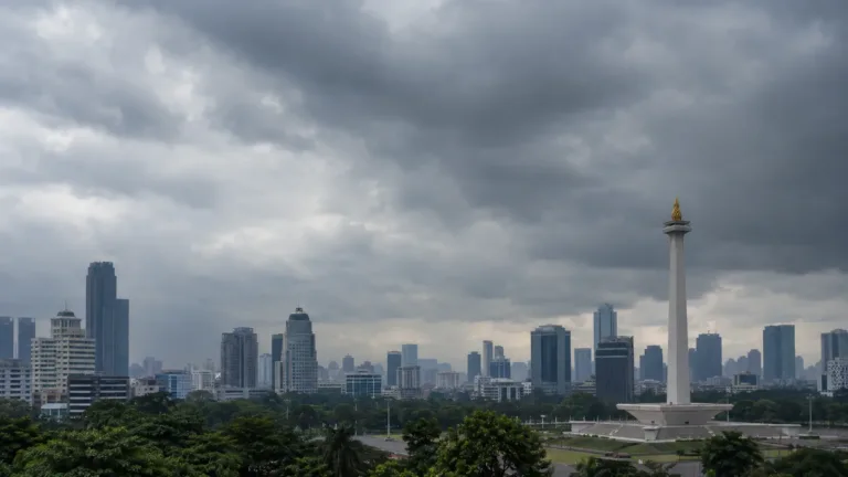 Jakarta Diprediksi Berawan Tebal pada Jumat Sore hingga Malam