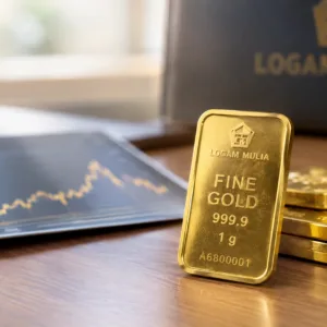 Harga Emas Antam Hari Ini Naik Jadi Rp2.604.000 per Gram
