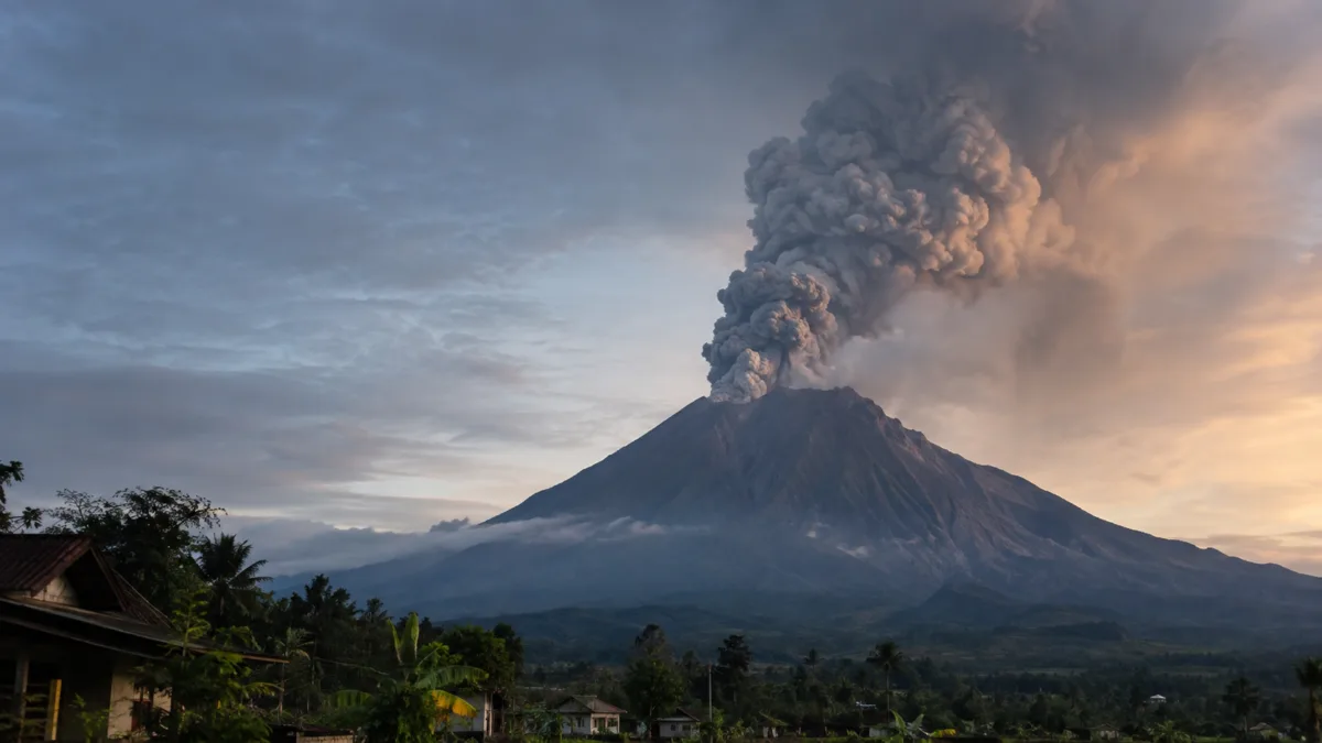 Gunung Semeru Kembali Erupsi, Kolom Abu Capai 1.000 Meter