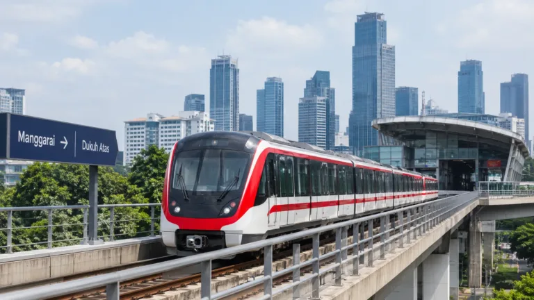 LRT Manggarai-Dukuh Atas Mulai Dibangun Januari 2027