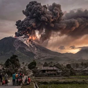 Gunung Marapi Erupsi, Abu Vulkanik Hujani Bukittinggi dan Agam