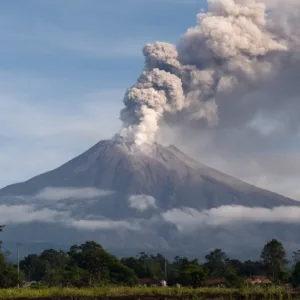 Semeru Erupsi 7 Kali, Kolom Abu Capai 1 Kilometer Hari Ini