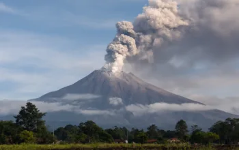 Semeru Erupsi 7 Kali, Kolom Abu Capai 1 Kilometer Hari Ini
