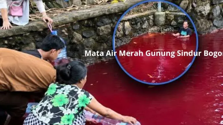 Mata Air Merah Gunung Sindur Bogor, Sampel Air Diuji Lab